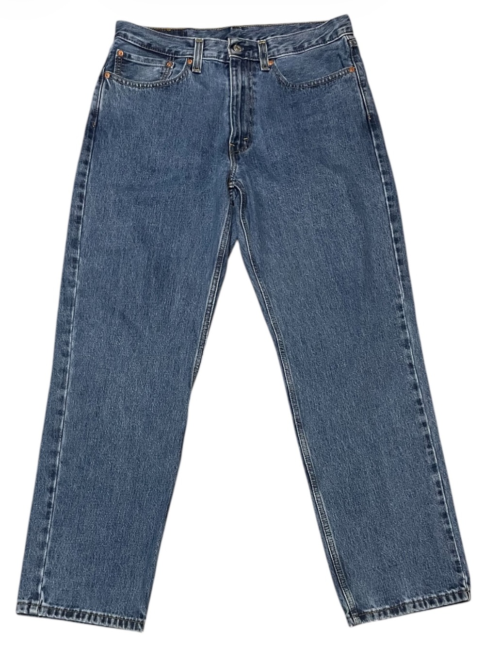 Levi's 550 Men's Relaxed Fit Tapered Leg Jeans W34 L32 Medium Stonewash Blue